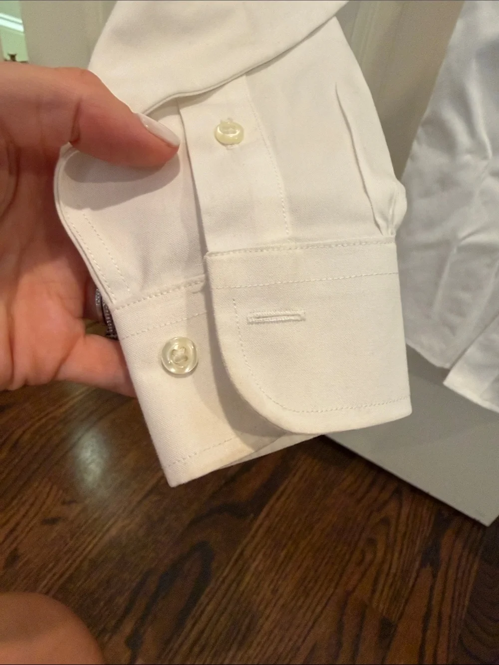 Brooks Brothers White Button-Down Dress Shirt for Kids